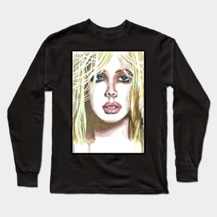 Portrait of Leona Long Sleeve T-Shirt